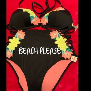 🏖☀️ VS PINK Two-Piece Swim Suit